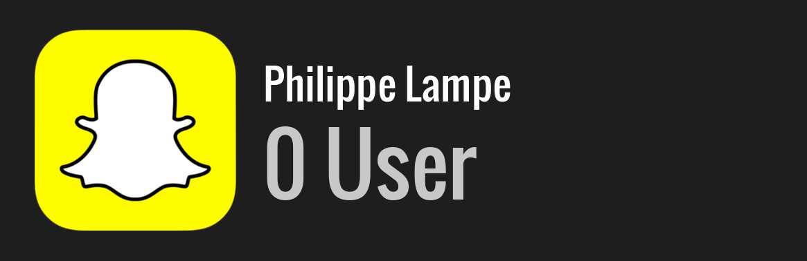 Philippe Lampe snapchat