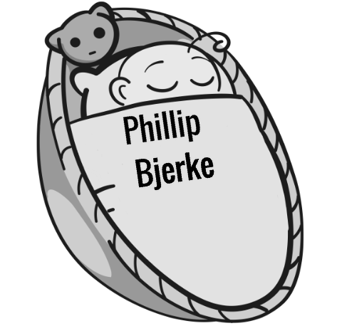 Phillip Bjerke sleeping baby