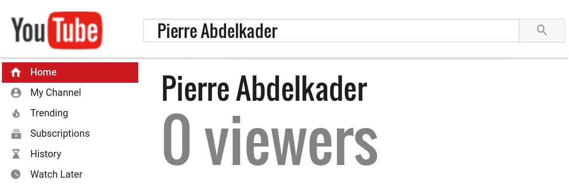 Pierre Abdelkader youtube subscribers