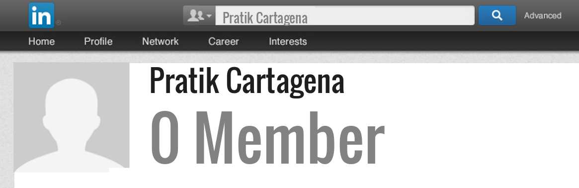 Pratik Cartagena linkedin profile