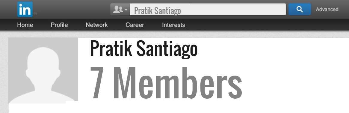 Pratik Santiago linkedin profile