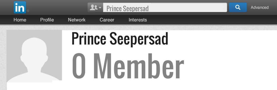 Prince Seepersad linkedin profile