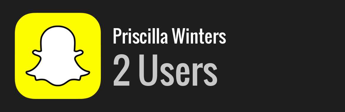Priscilla Winters snapchat