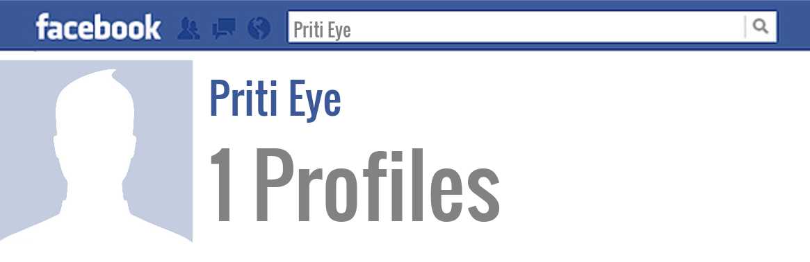 Priti Eye facebook profiles