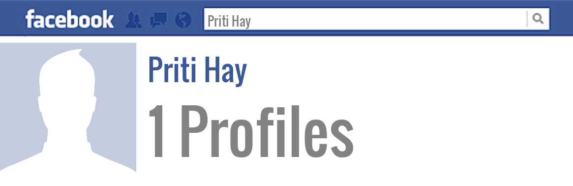 Priti Hay facebook profiles