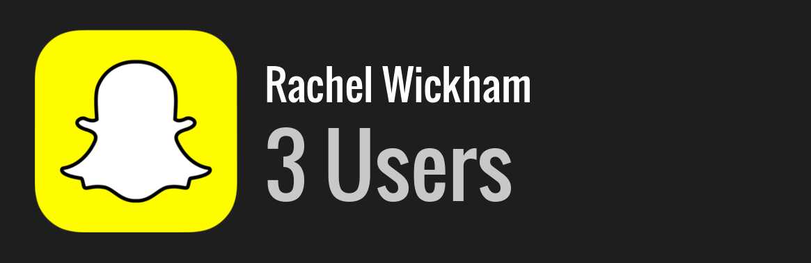 Rachel Wickham snapchat
