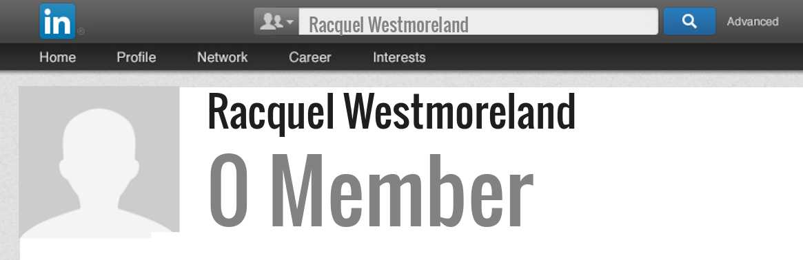 Racquel Westmoreland linkedin profile