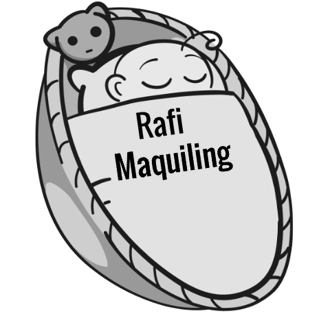 Rafi Maquiling sleeping baby