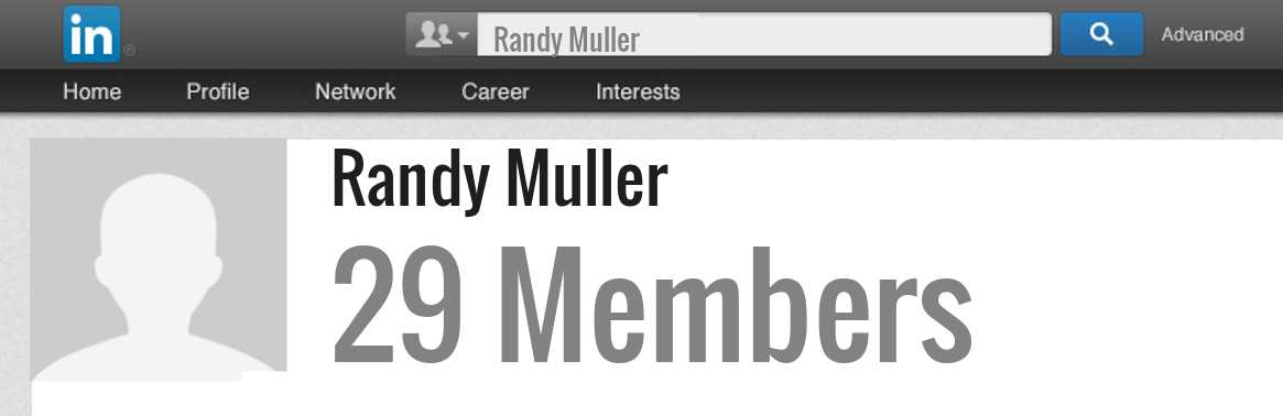 Randy Muller linkedin profile