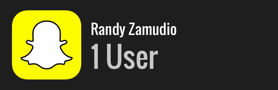Randy Zamudio snapchat