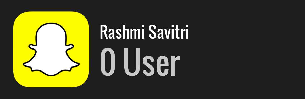 Rashmi Savitri snapchat