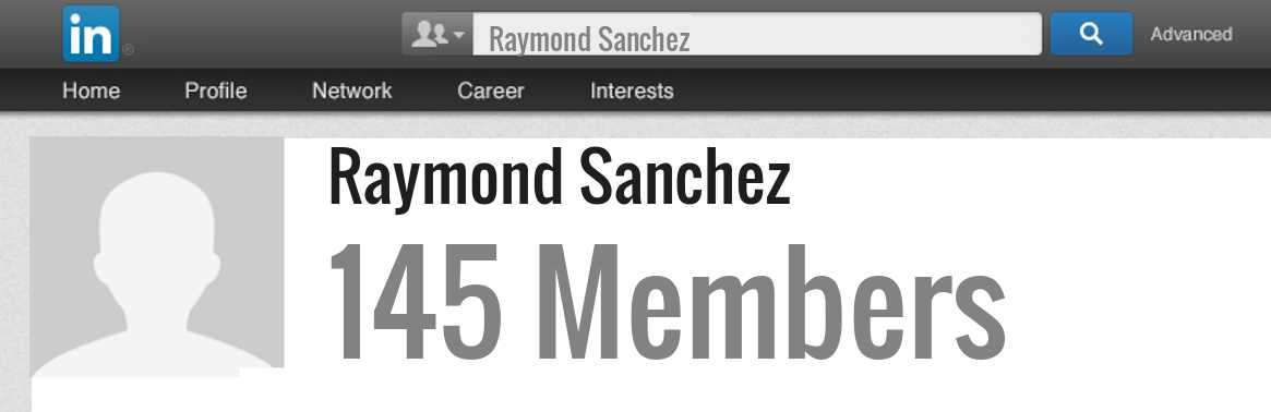 Raymond Sanchez linkedin profile