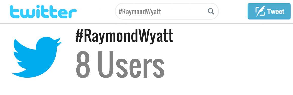Raymond Wyatt twitter account