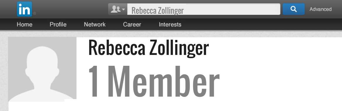 Rebecca Zollinger linkedin profile