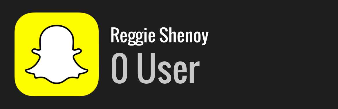 Reggie Shenoy snapchat