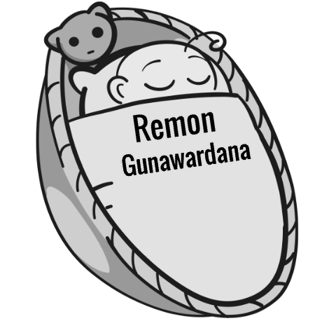 Remon Gunawardana sleeping baby
