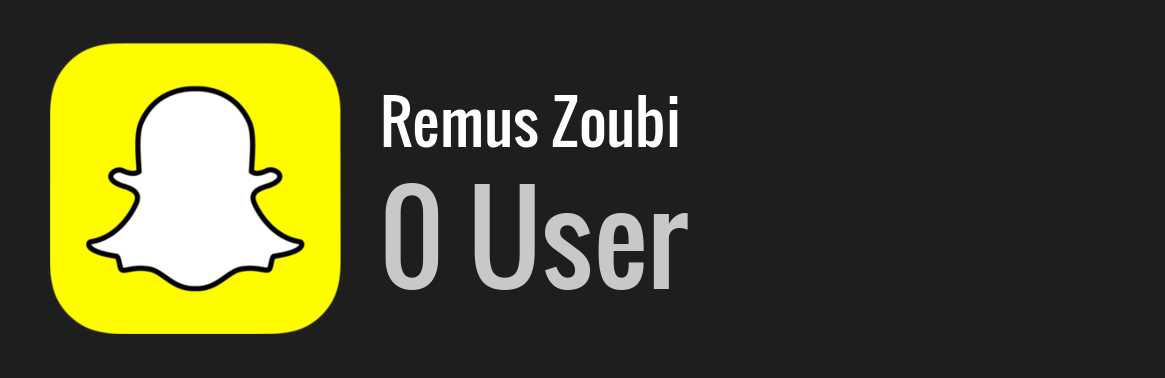 Remus Zoubi snapchat
