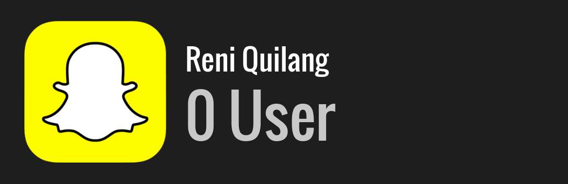 Reni Quilang snapchat
