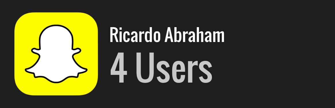 Ricardo Abraham snapchat