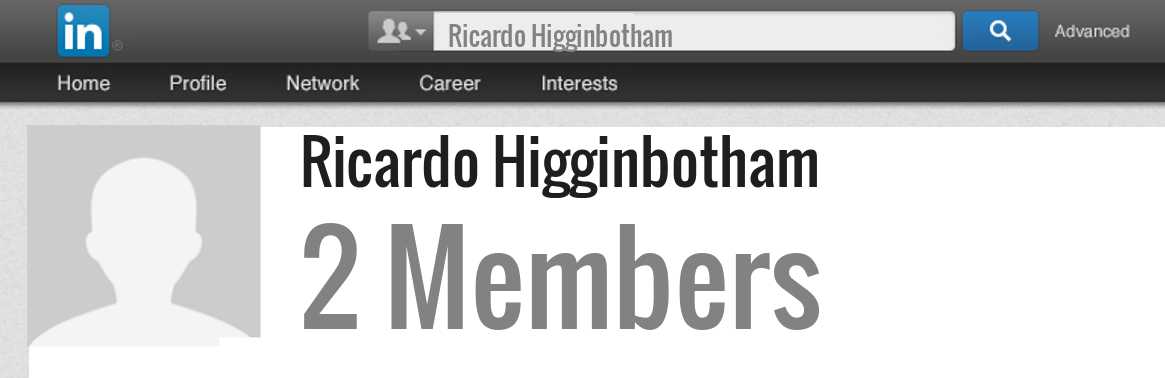 Ricardo Higginbotham linkedin profile