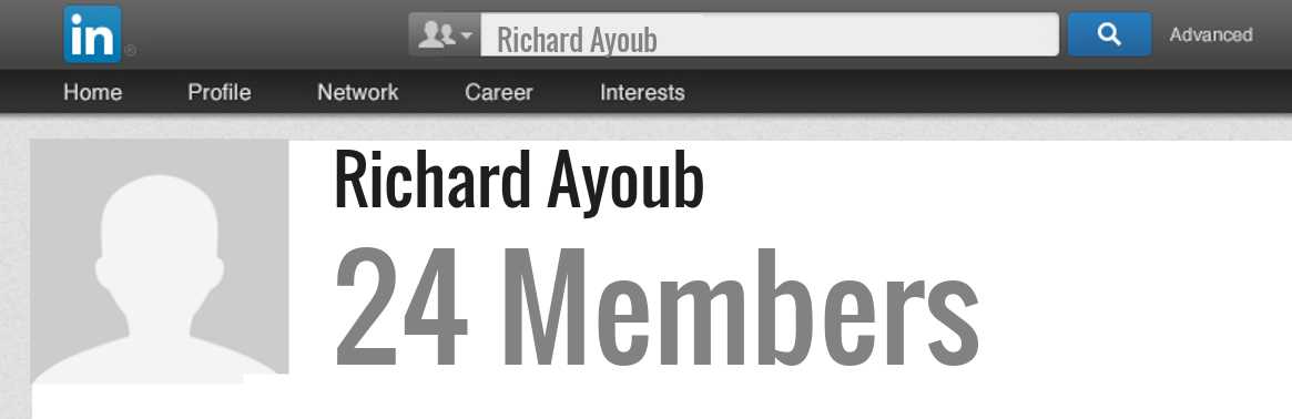 Richard Ayoub linkedin profile