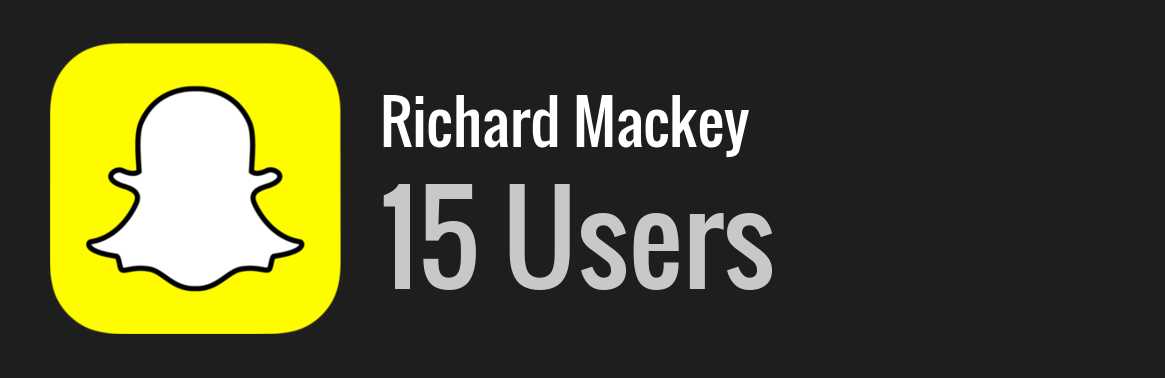 Richard Mackey snapchat