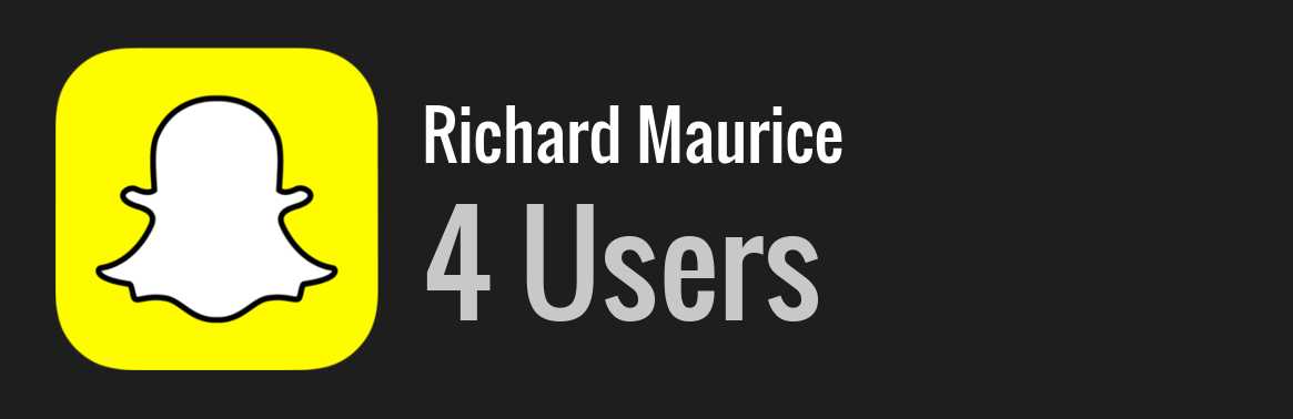 Richard Maurice snapchat