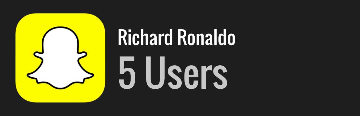 Richard Ronaldo snapchat