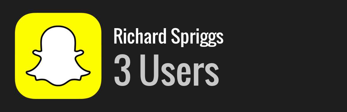 Richard Spriggs snapchat