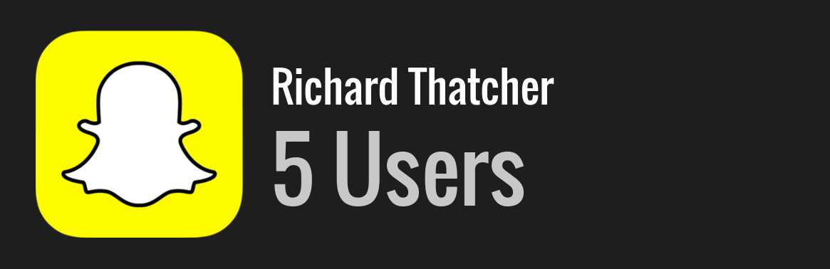 Richard Thatcher snapchat