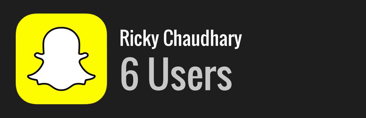 Ricky Chaudhary snapchat