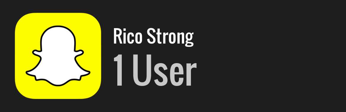 Rico Strong snapchat