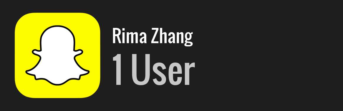 Rima Zhang snapchat