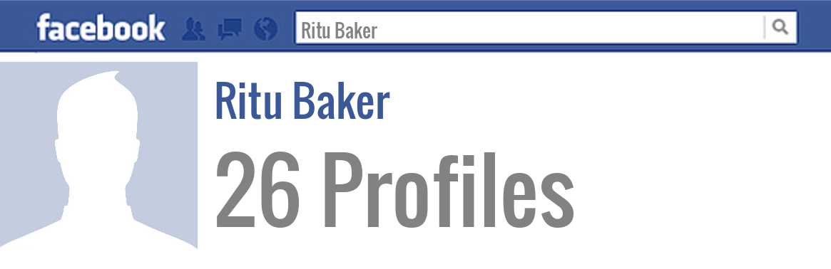 Ritu Baker facebook profiles