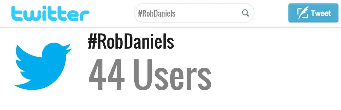 Rob Daniels twitter account
