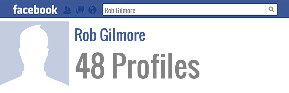 Rob Gilmore facebook profiles