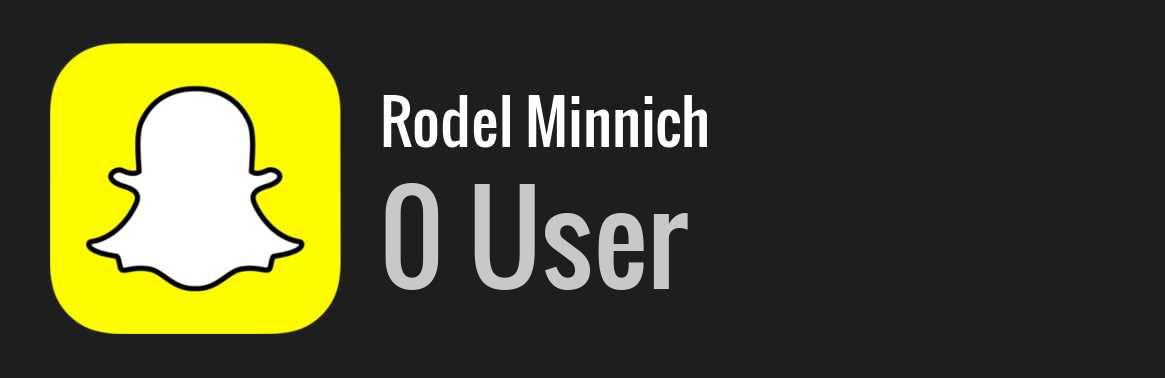 Rodel Minnich snapchat