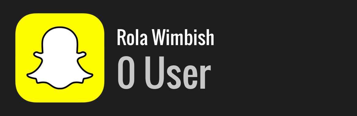 Rola Wimbish snapchat