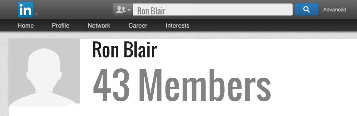 Ron Blair linkedin profile