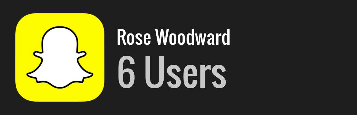 Rose Woodward snapchat