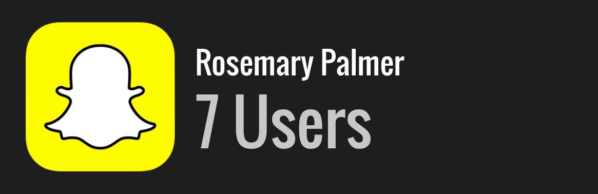 Rosemary Palmer snapchat