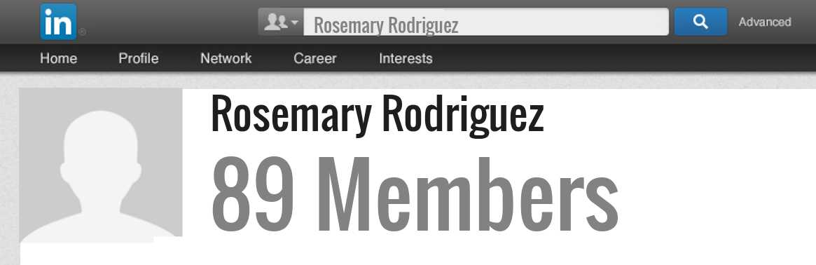 Rosemary Rodriguez linkedin profile