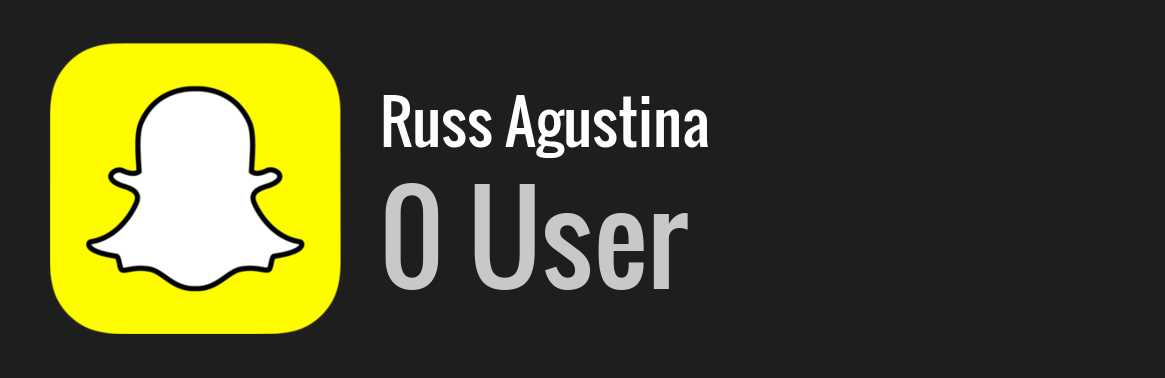 Russ Agustina snapchat
