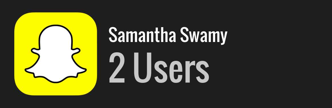 Samantha Swamy snapchat