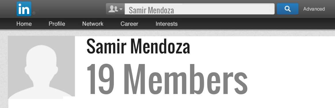 Samir Mendoza linkedin profile