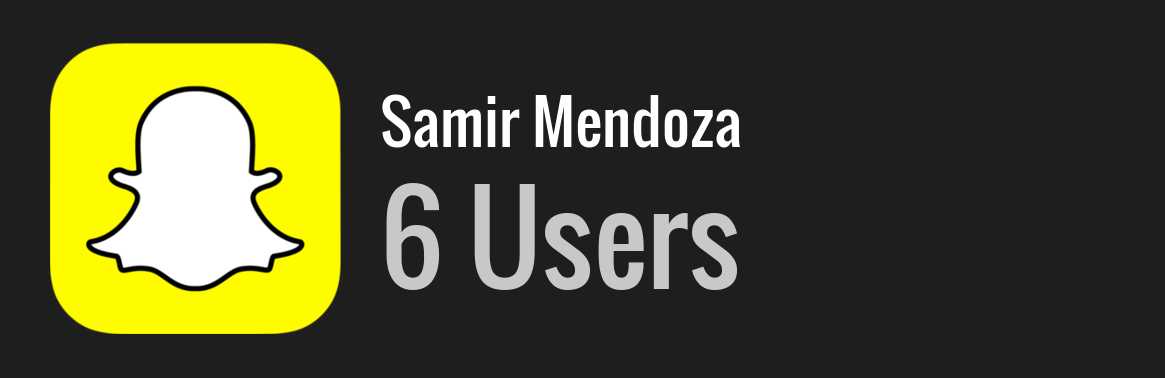 Samir Mendoza snapchat