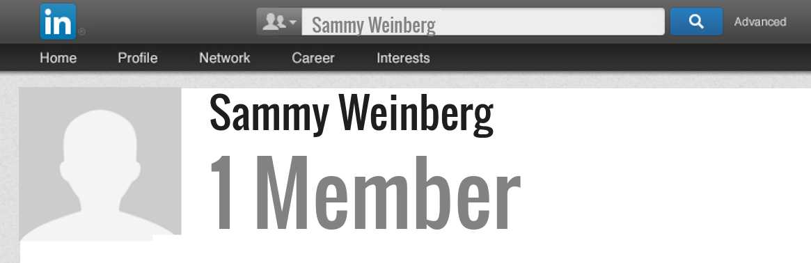 Sammy Weinberg linkedin profile