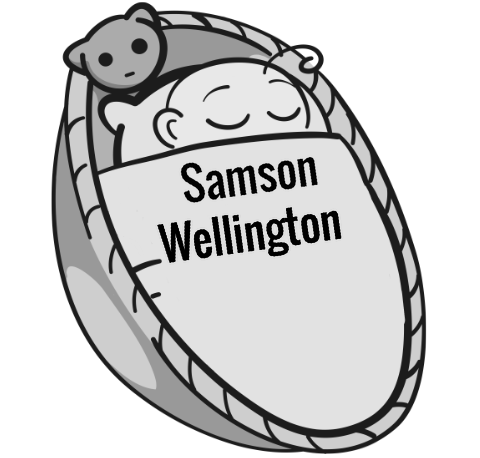 Samson Wellington sleeping baby