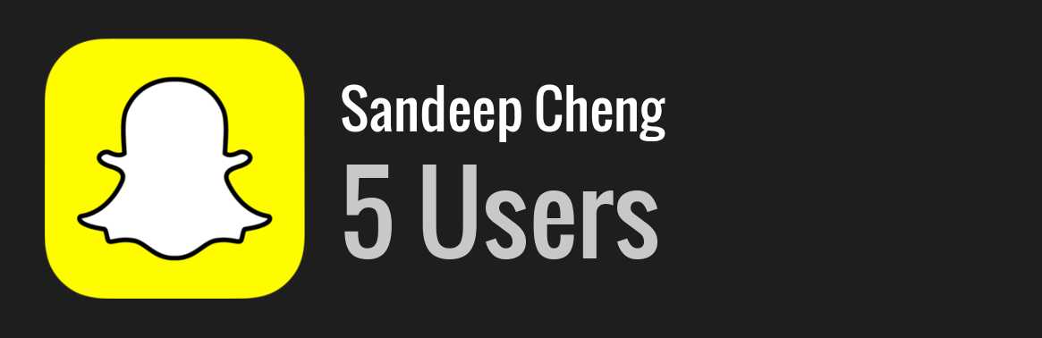 Sandeep Cheng snapchat