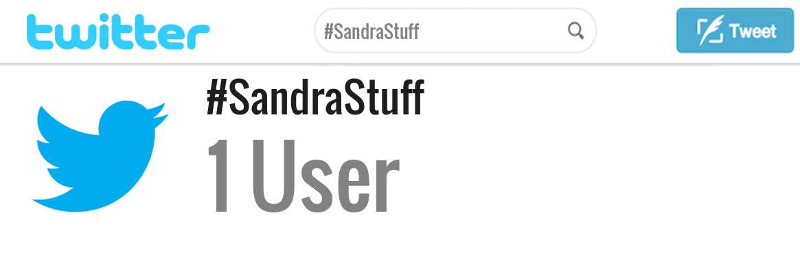 Sandra Stuff twitter account